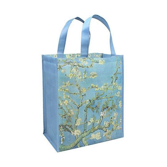 Nakupovalna vrečka LEONARDO Almond Blossom - umetniški motiv