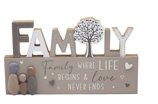 Dekoracija LEONARDO Family - dekorativni napis