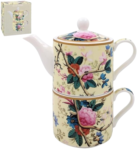 Čajnik LASSER PAVEY William Kilburn Leonardo - s skodelico, 2-delni set