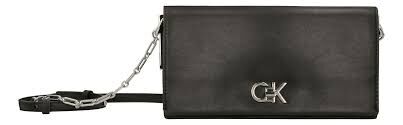Torbica za čez ramo CALVIN KLEIN Re Lock - črna