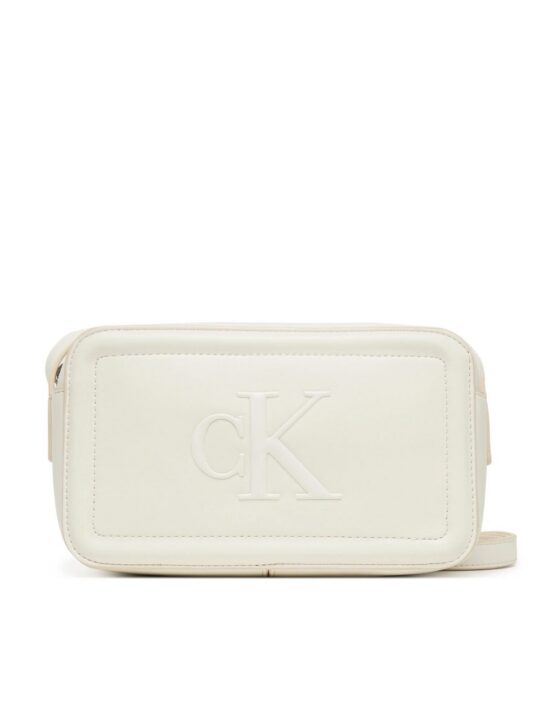 Torbica za čez ramo CALVIN KLEIN Bold - bela