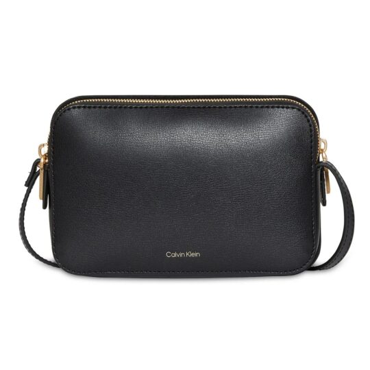 Torbica za čez ramo CALVIN KLEIN Foil Logo - črna