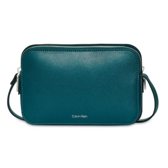 Torbica za čez ramo CALVIN KLEIN Foil Logo - modra