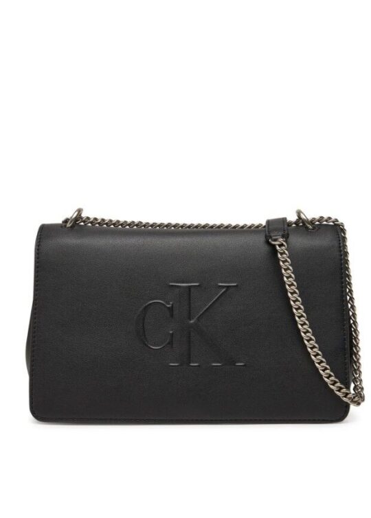Torbica za čez ramo CALVIN KLEIN Sculpted EW - črna