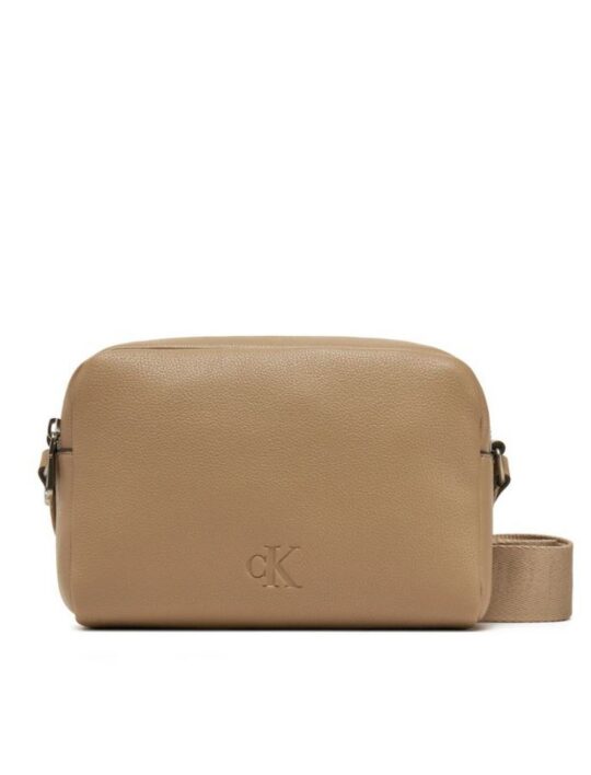 Torbica za čez ramo CALVIN KLEIN Ultralight EW - bež, ultralahka, ženska