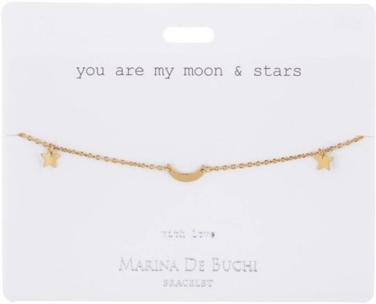 Zapestnica MARINA DE BUCCHI Moon and Stars - srebrna