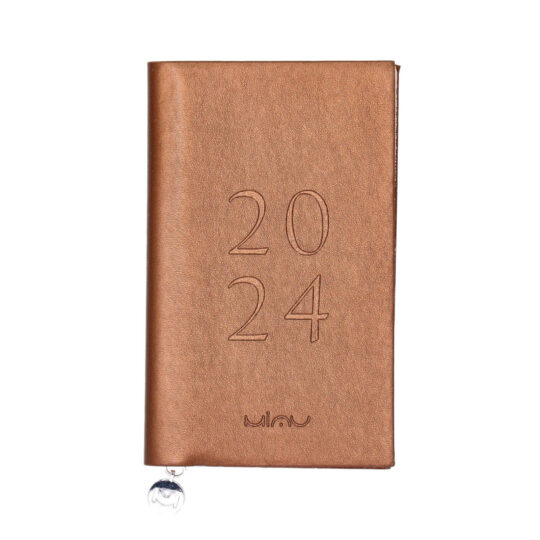 Planer MIAU - A6, tedenski, 2024, bronze