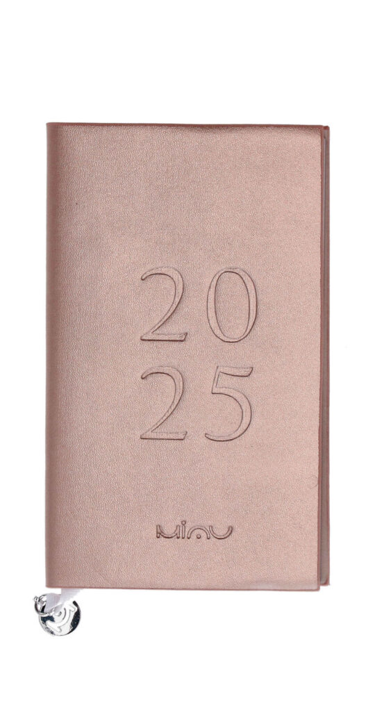 Planer MIAU - A6, tedenski, 2025, rosegold