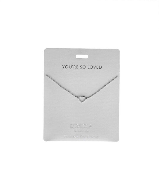 Ogrlica MARINA DE BUCCHI Heart - srebrna