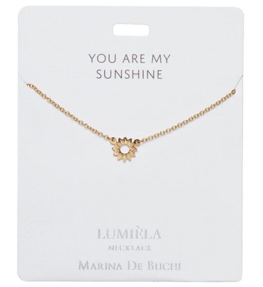 Ogrlica MARINA DE BUCCHI Sun - simbol sonca