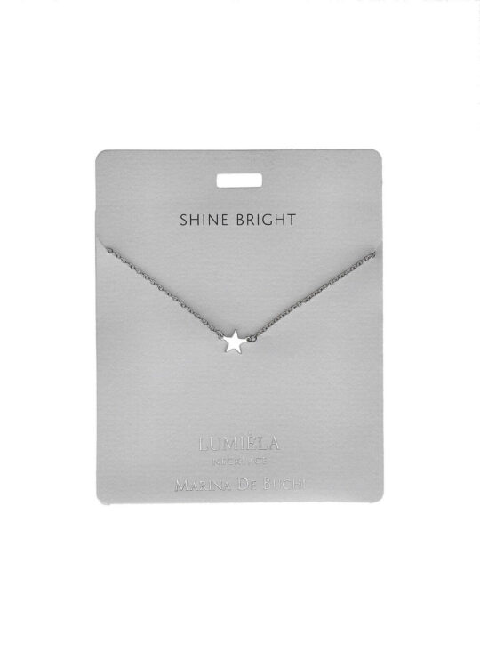 Ogrlica MARINA DE BUCCHI Star - srebrna
