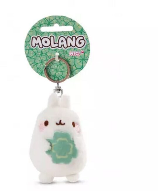 Obesek za ključe NICI Molang - zajček z deteljico