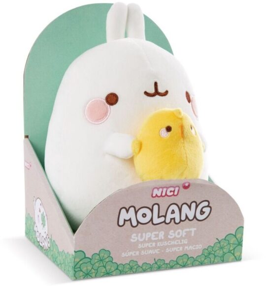 Igrača NICI - zajček s ptičko, 24 cm