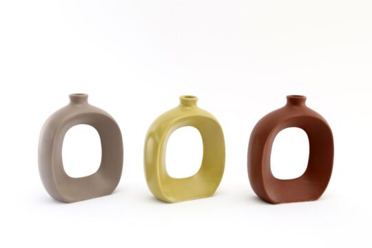 Vaza SILFC - ovalna, 16 cm