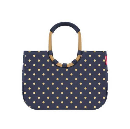 Nakupovalna torba REISENTHEL Loopshopper L - metallic dots blue