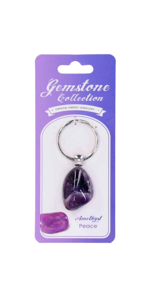 Obesek za ključe MIAU - poldragi kamen