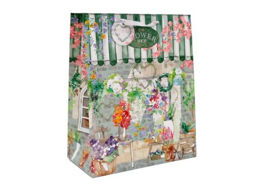 Darilna vrečka - Flower Shop, 26x33cm