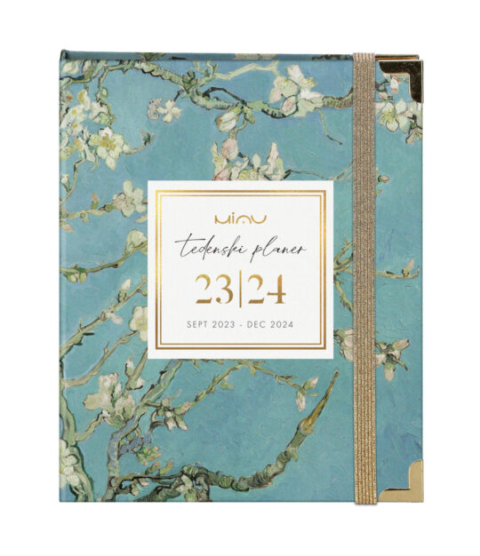 Planer MIAU - A5, 16-mesečni, tedenski, 2025, almond