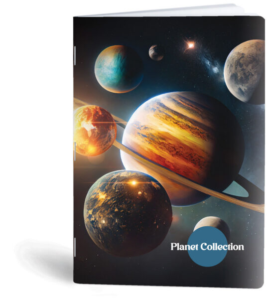 Beležka LEGAMI - A6, 40 listov, Planeti