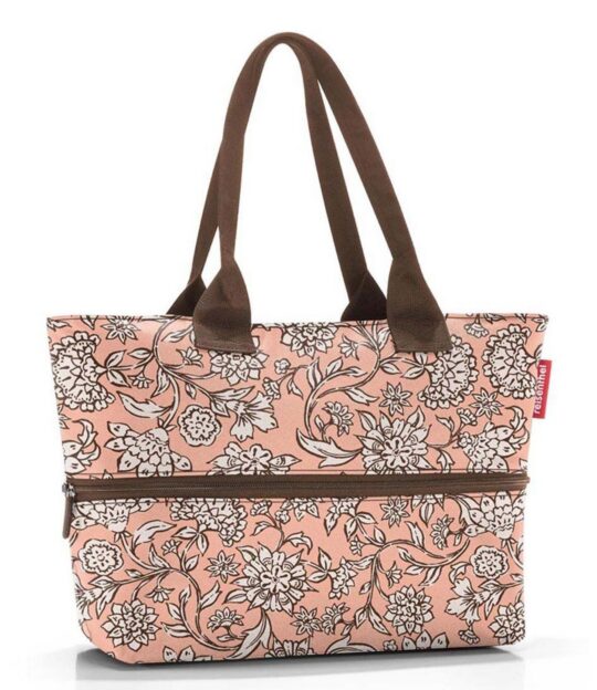 Nakupovalna torba REISENTHEL E1 Dahlia Rose - rožnata, prostorna