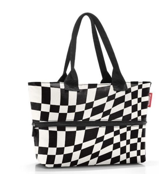 Nakupovalna torba REISENTHEL E1 - op-art, prostorna, trpežna