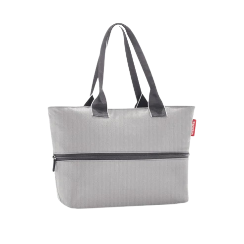 Nakupovalna torba REISENTHEL E1 - siva, vzorec ribja kost