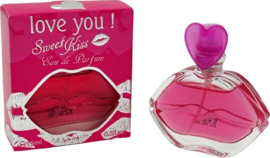 Parfum REAL TIME Love You! Sweet Kiss - ženski, 15 ml
