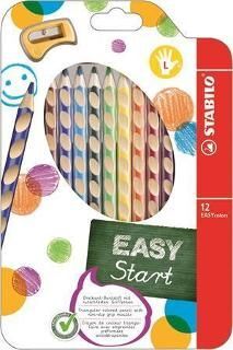 Barvice STABILO Easy Colors - 12 barv, ergonomske
