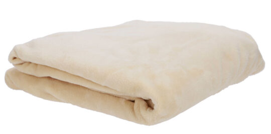 Odeja SWISS ONLY - flis, bež, 140x180 cm