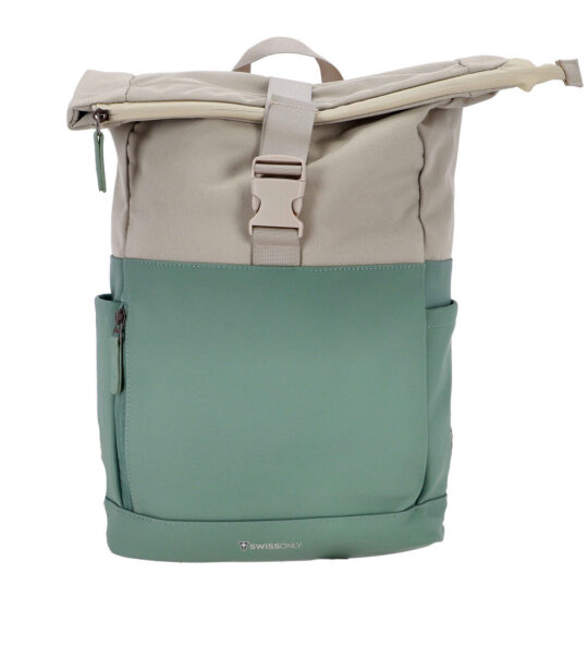 Nahrbtnik za prosti čas SWISS ONLY Rolo Two Tone - zeleno bež, 16 l