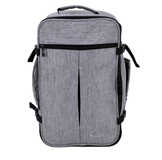 Potovalni nahrbtnik za nizkocenovnike SWISS ONLY - siv