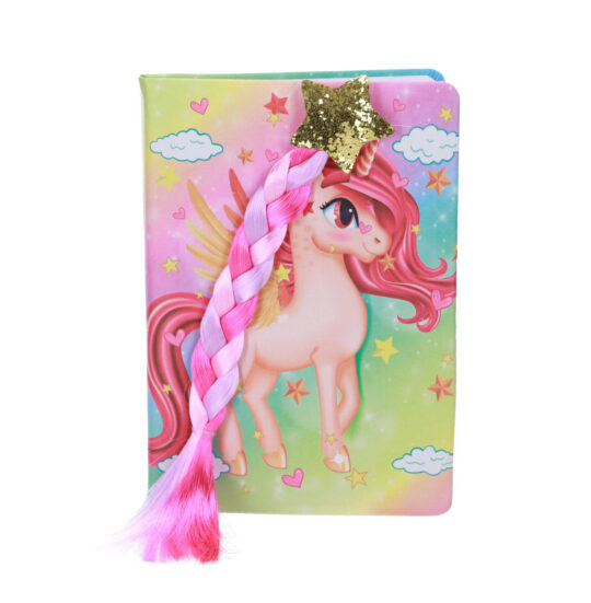 Blok SUPERSTAR pliš - A5, samorog, 80 listov