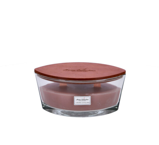 Sveča HOME COLLECTION Catalana - ovalna, 365 g