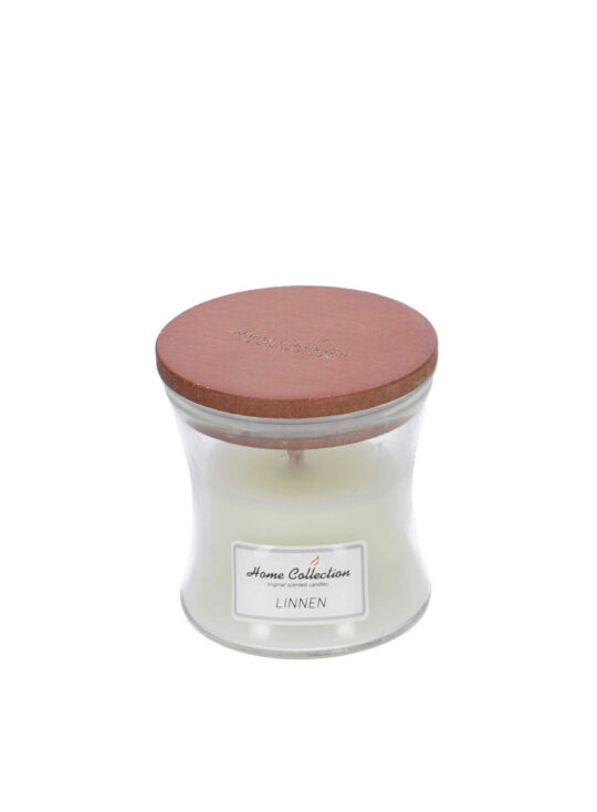 Sveča HOME COLLECTION Linen - okrogla, 70 g