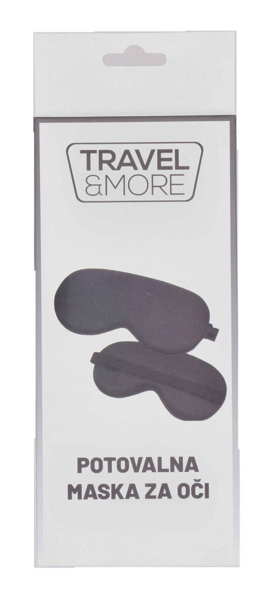 Preveza za oči TRAVEL AND MORE - črna