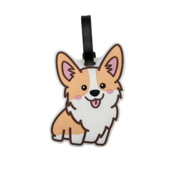 Oznaka za kovček TRAVEL AND MORE Lisička - oranžna, 2 kosa