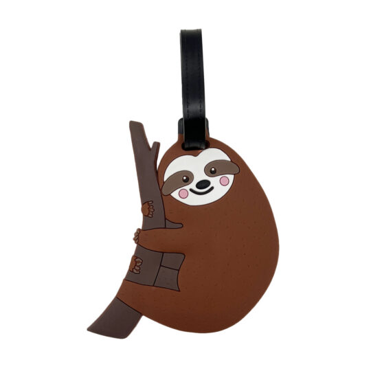 Oznaka za kovček TRAVEL AND MORE Lenivec - motiv lenivca, 2 kosa