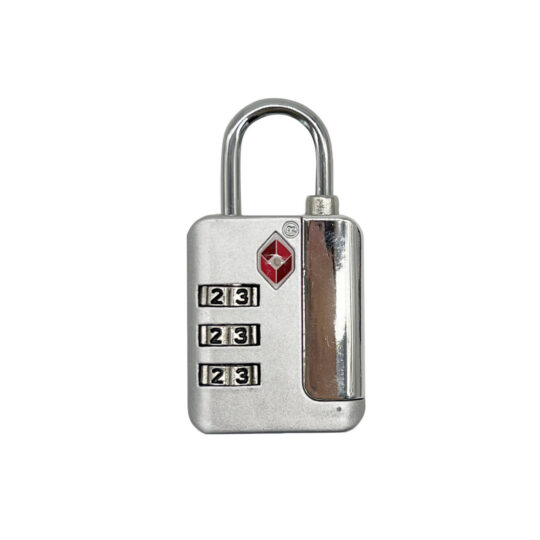 Ključavnica TRAVEL AND MORE - 3-številčna, srebrna