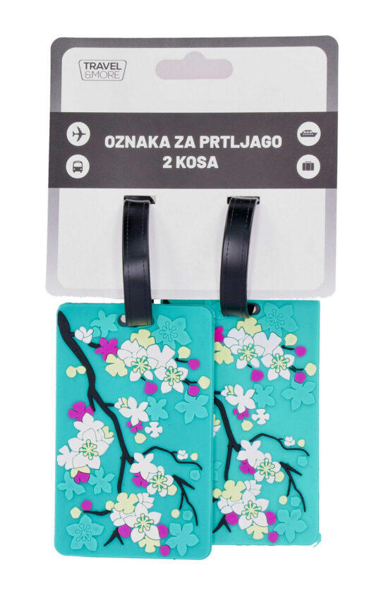 Oznaka za kovček TRAVEL AND MORE Pomlad - pomladni motiv, 2 kosa