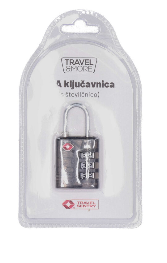 Ključavnica TRAVEL AND MORE - TSA, številčnica