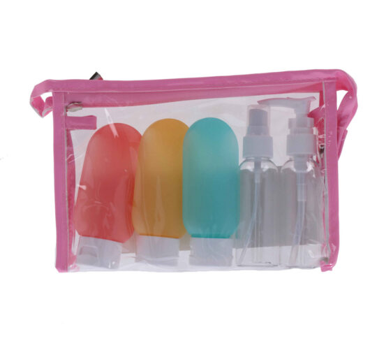 Flaške TRAVEL AND MORE - 5v1, prozorne