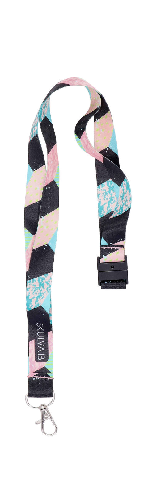 Ovratni trak SKUL VAJB Squares - 65x2 cm, kvadratki