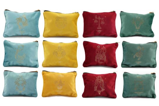 Kozmetična torbica SILFC - 20x15 cm, zodiak