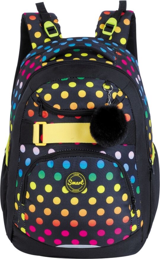 Šolski nahrbtnik UNDERGROUND Black Freedom - črn, prostoren