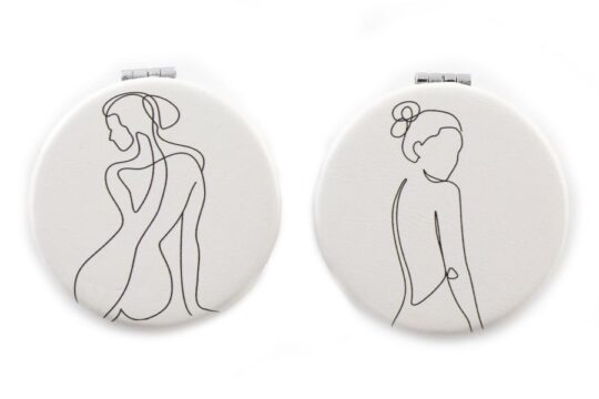 Ogledalo SILFC - 6 cm, sort