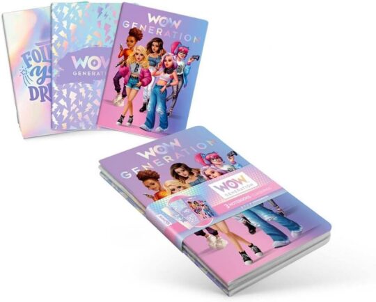 Beležka LEGAMI - A5, Wow, Mehke Platnice, 80L, Set 3, displ. 6/1