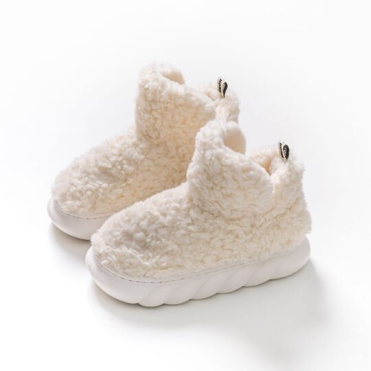 Copati HOME COLLECTION visoki - hišni, beli, 40-41