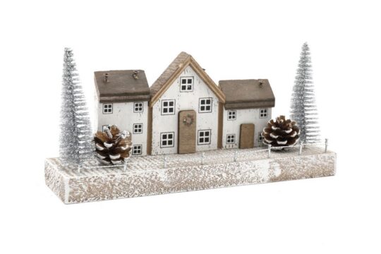 Dekoracija Silver House - 20 x 8 cm