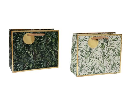 Darilna vrečka FIG AND SAGE - motiv, 19x23cm