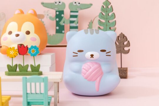 Igrača LAZY STARS Squishy - muca v vrečki